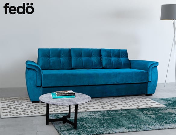 Раскладной диван Caramel  A32  Blue